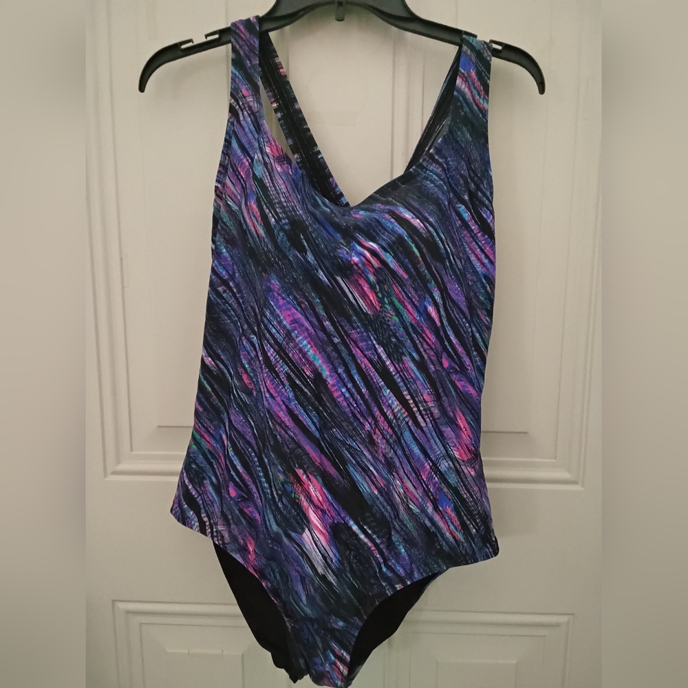 Swimsuits For All chlorine-resistant one piece swimsuit bathing suit Size 18
